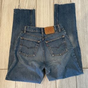 Vintage Levi’s 501 high waisted jeans